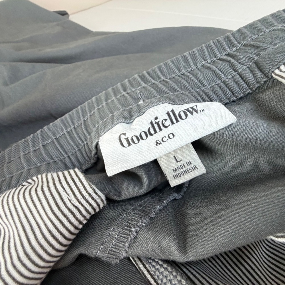 Goodfellow & Co Men's Large Gray Everyday Pants Elastic Drawstring Waist NWT - Picture 10 of 14